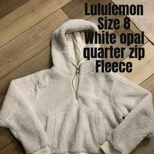 Lululemon quarter zip fleece